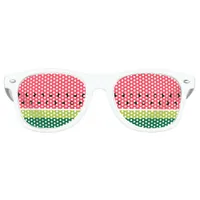 Watermelon Melon Stripes Summer Beach Retro Sunglasses