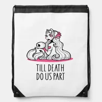 Till Death Do Us Part Classic – Sloth and Soulmate Drawstring Bag