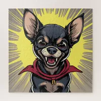 Funny Crazy Chihuahua   Jigsaw Puzzle