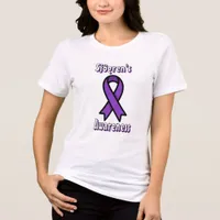 Sjögren's Awareness | Purple Ribbon Tri-Blend Shirt