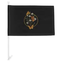 Cottagecore Goblincore Fairycore Graphic Flower Bu Car Flag