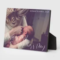 Gift For Mom First Mother's Day Photo Keepsake  Plaque