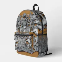 Metal Canada Coat of Arms Printed Backpack