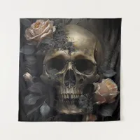 Skull and Roses Tapestry
