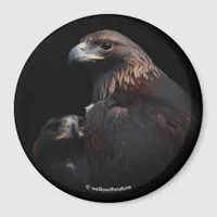 Golden Eagles: Beauties Thru the Bars Magnet