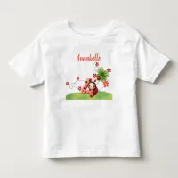 Ladybug / Watercolor 4th Birthday Child T-Shirt