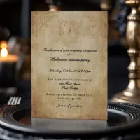 Elegant Vintage Gothic Halloween Costume Party