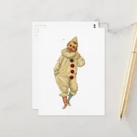 Vintage Clown Postcard