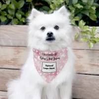 Personalized Groomed by (Add Business) Dog Pet Bandana Collar