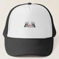 Af Skeleton Hands Heart Moody Aesthetic Trucker Hat