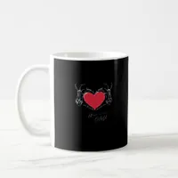 Have A Nice Day! Skeleton Hands With Heart Classic Coffee Mug