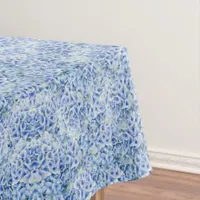 Gorgeous blue hydrangeas - floral pattern  tablecloth