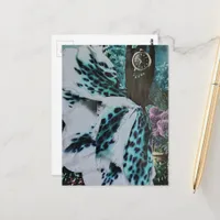  Watch Woman Dances Surreal Collage Postcard