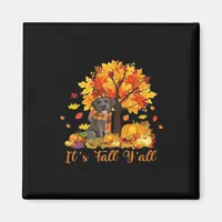 It’s Fall Y’all Halloween Thanksgiving Retro Graph Magnet