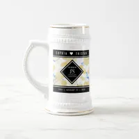 Elegant 18th Porcelain Wedding Anniversary Beer Stein