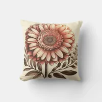 Gerbera Daisy Pillow for Garden-Inspired Comfort