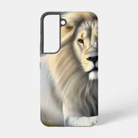 White Majestic Ethereal White Lion Samsung Galaxy S22 Case