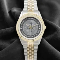 Elegant 4th Linen Wedding Anniversary Celebration Watch