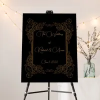 Vintage  Romantic Steampunk Fairytale Wedding Foam Board