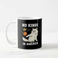Funny No Kings In America Retro Classic Coffee Mug