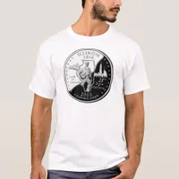 State Quarter of Illinois Reverse Side Faux T-Shirt