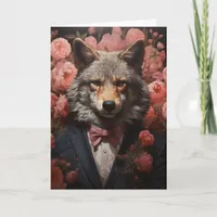 Elegant Wolf All Occasions Card