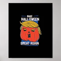 Trumpkin Halloween Pupmkin Classic Poster
