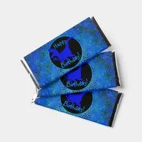 Blue Dinosaur Hide Happy Birthday! Hershey Bar Favors