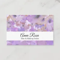 *~* Chic Popular Flower Blue Lavender Watercolor Business Card