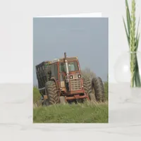 Old Tractor Card