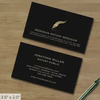 Professional Notary Business Card