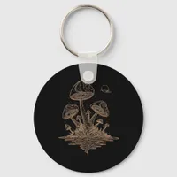 Cottagecore Mushrooms Fungi Goblincore Aesthetic Keychain