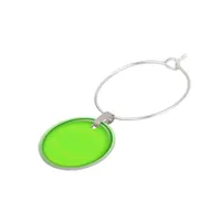 Wine Charm - Green Droplet