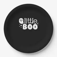 Lil Boo Halloween Vintage Style Paper Plates
