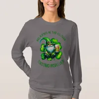 Cute Gnome St Patrick's Day with Beer | T-Shirt