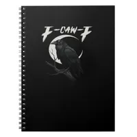 Funny Crow Retro Classic Style Notebook