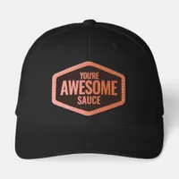 You're Awesomesauce World Compliment Day Leather Patch Hat