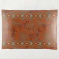 Southwest Deer Petroglyph Trinket Tray