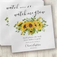 Watch Me Grow Baptism Seed Packet Favor Envelope