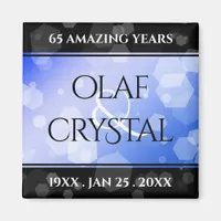 Elegant 45th 65th Sapphire Wedding Anniversary Magnet