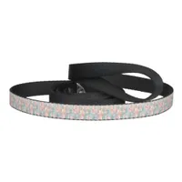 Dog Pattern Pastel Colors Minimalist Illustration Pet Leash