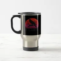 F-Caw-F Funny Crow Classic Minimal Clean Travel Mug