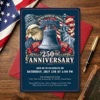 USA 250 Years America's  Semiquincentennial Invitation