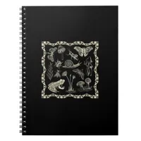 Cottagecore Aesthetic Frog And Mushroom Goblincore Notebook