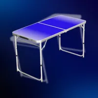 Blue and White Gradient | Tailgate  Beer Pong Table