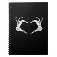 Skeleton Heart Hands Classic Notebook