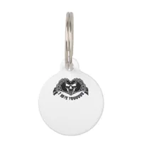 Skeleton Hands Skull, Halloween Design For Backgro Pet ID Tag