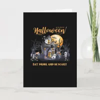 Eat Drink And Be Scary Classic Card