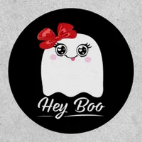 Cute Hey Boo Halloween Patch