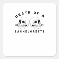 Halloween Till Death Do Us Party Death Of A Bachel Square Sticker